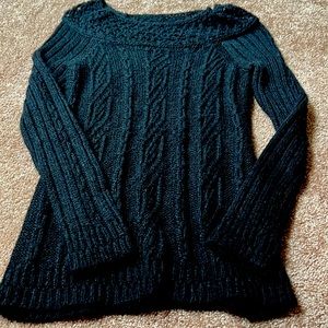 Ann Taylor Loft light weight black sweater.